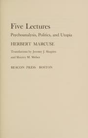 Tapa de Five lectures