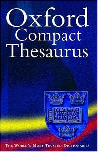 Tapa de The Oxford compact thesaurus