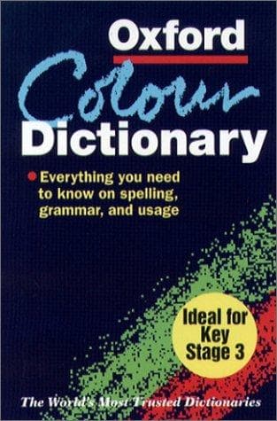 Tapa de The Oxford color dictionary