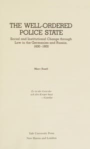 Tapa de The well-ordered police state