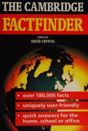 Tapa de The Cambridge factfinder