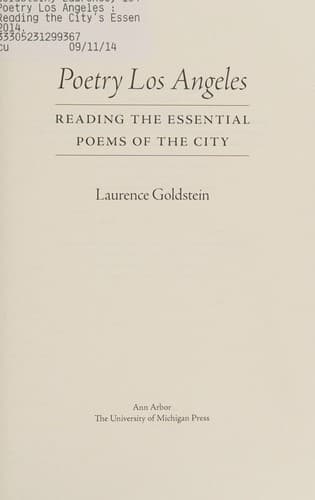 Tapa de Poetry Los Angeles
