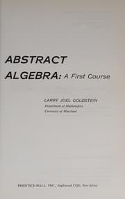 Tapa de Abstract algebra