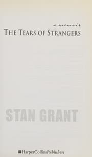 Tapa de The tears of strangers