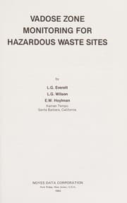 Tapa de Vadose zone monitoring for hazardous waste sites
