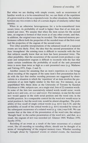 Tapa de Elements of episodic memory