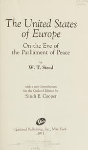Tapa de The United States of Europe on the eve of the Parliament of peace