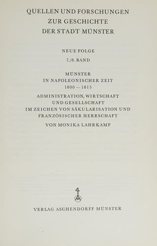 Tapa de Münster in napoleonischer Zeit