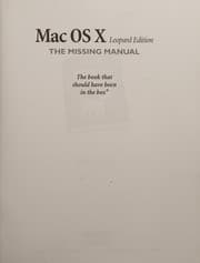 Tapa de Mac OS X Leopard edition