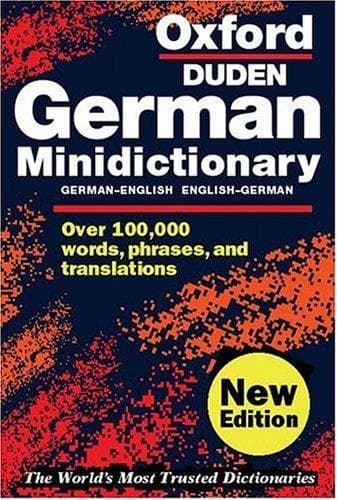 Tapa de Oxford German Minidictionary