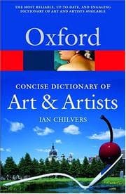 Tapa de The concise Oxford dictionary of art and artists