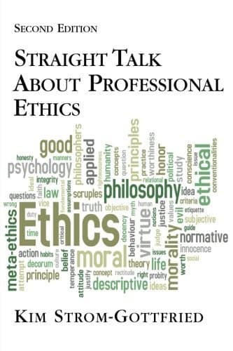 Tapa de Straight Talk about Professional Ethics