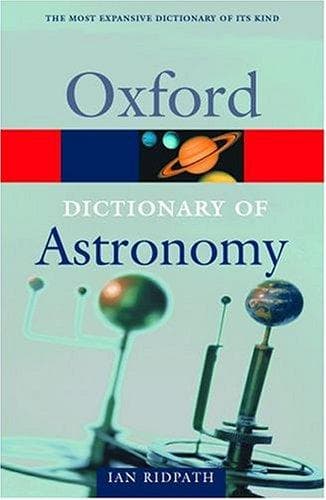 Tapa de A dictionary of astronomy