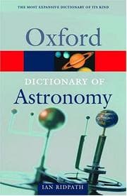 Tapa de A dictionary of astronomy