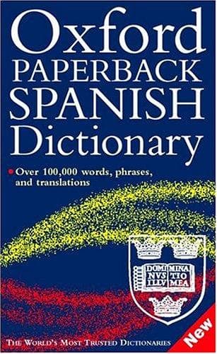 Tapa de Oxford Paperback Spanish Dictionary