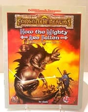 Tapa de How the Mighty Are Fallen (AD&D Fantasy Roleplaying, Forgotten Realms