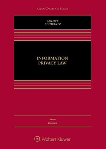 Tapa de Information Privacy Law