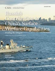 Tapa de Russia's contribution to China's surface warfare capabilities