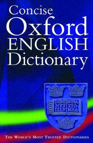 Tapa de Concise Oxford English Dictionary