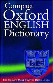 Tapa de The compact Oxford English dictionary of current English