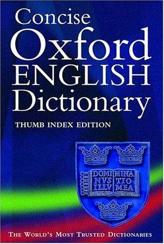 Tapa de Concise Oxford English Dictionary