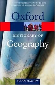 Tapa de A Dictionary of Geography