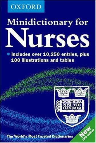 Tapa de Minidictionary for nurses