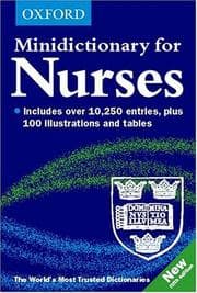 Tapa de Minidictionary for nurses