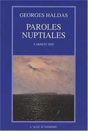 Tapa de Paroles nuptiales