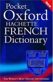 Tapa de Pocket Oxford-Hachette French dictionary
