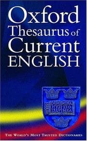 Tapa de The Oxford thesaurus of current English
