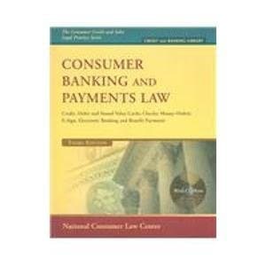 Tapa de Consumer banking and payments law