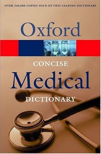 Tapa de Concise medical dictionary