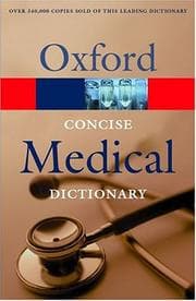 Tapa de Concise medical dictionary