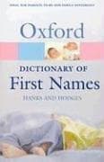 Tapa de A Dictionary of First Names (Oxford Paperback Reference)