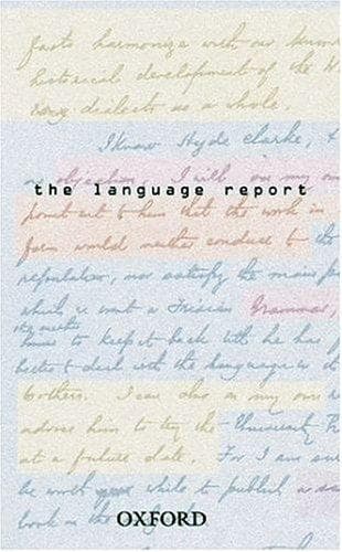 Tapa de The language report