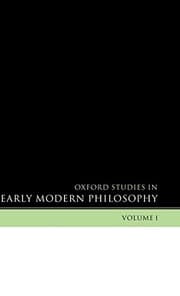 Tapa de Oxford studies in early modern philosophy