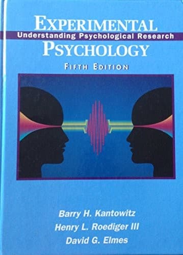Tapa de Experimental psychology