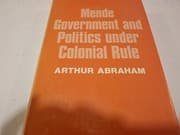 Tapa de Mende government and politics under colonial rule