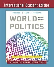 Tapa de World Politics, 4th International Student Edition + Reg Card for EBook + InQUIZitive
