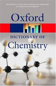 Tapa de A dictionary of chemistry