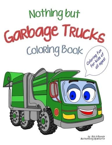 Tapa de Nothing but Garbage Trucks Coloring Book