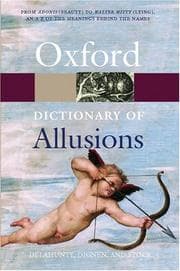 Tapa de The Oxford dictionary of allusions