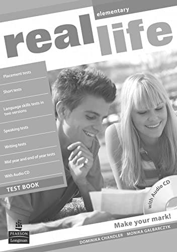 Tapa de Real Life Global Elementary Test Book for Pack