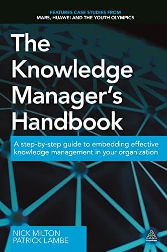 Tapa de Knowledge Manager's Handbook