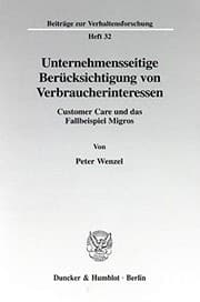 Tapa de Unternehmensseitige Berücksichtigung von Verbraucherinteressen