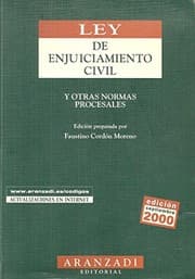 Tapa de Ley de enjuiciamiento civil (1881)