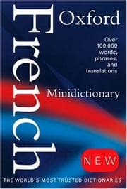 Tapa de Oxford French Minidictionary