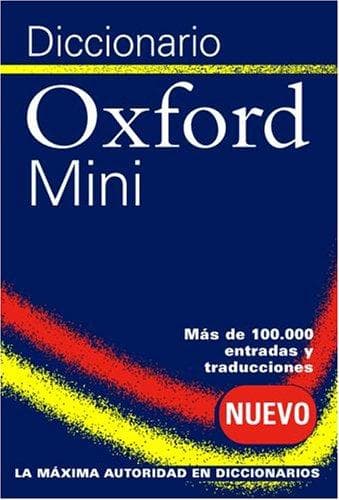 Tapa de Diccionario Oxford Mini