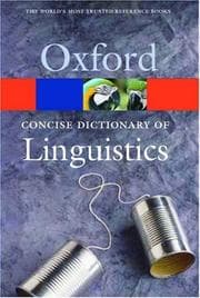 Tapa de The Concise Dictionary of Linguistics
